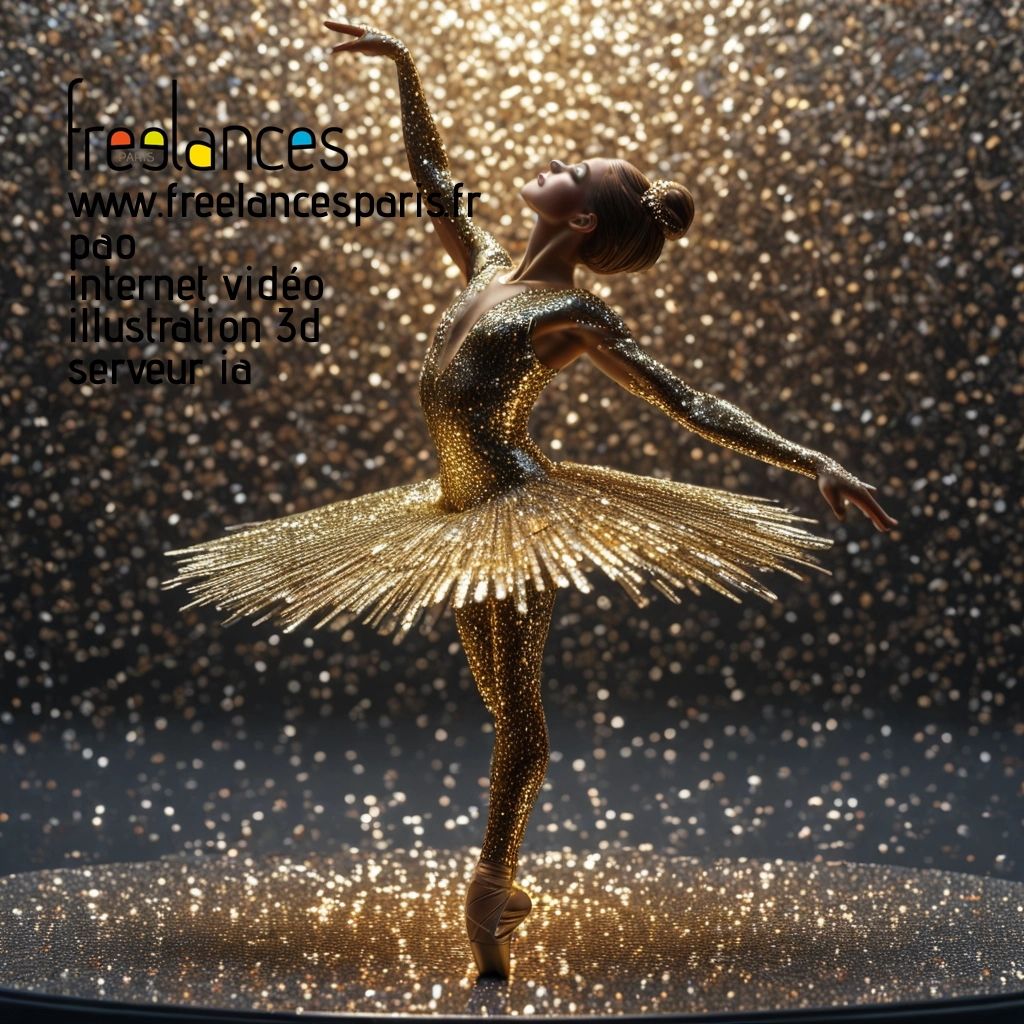 Pao mise en page internet vidéo illustration 3d serveur image IA générative AI freelance paris studio de création magazines C4CMD4V0